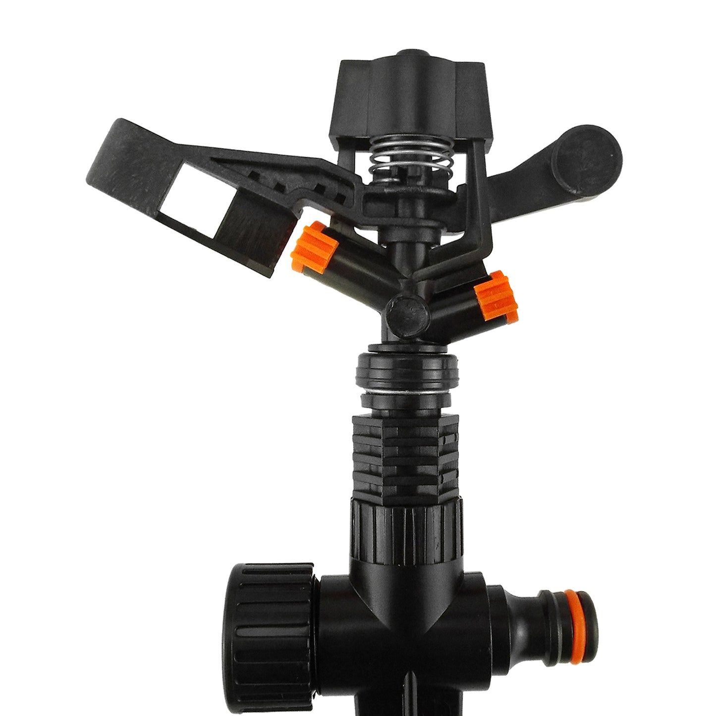 Pulsating Lawn Sprinkler on Spike - Eco Line Weatherproof Cover Garden Hose Pipe